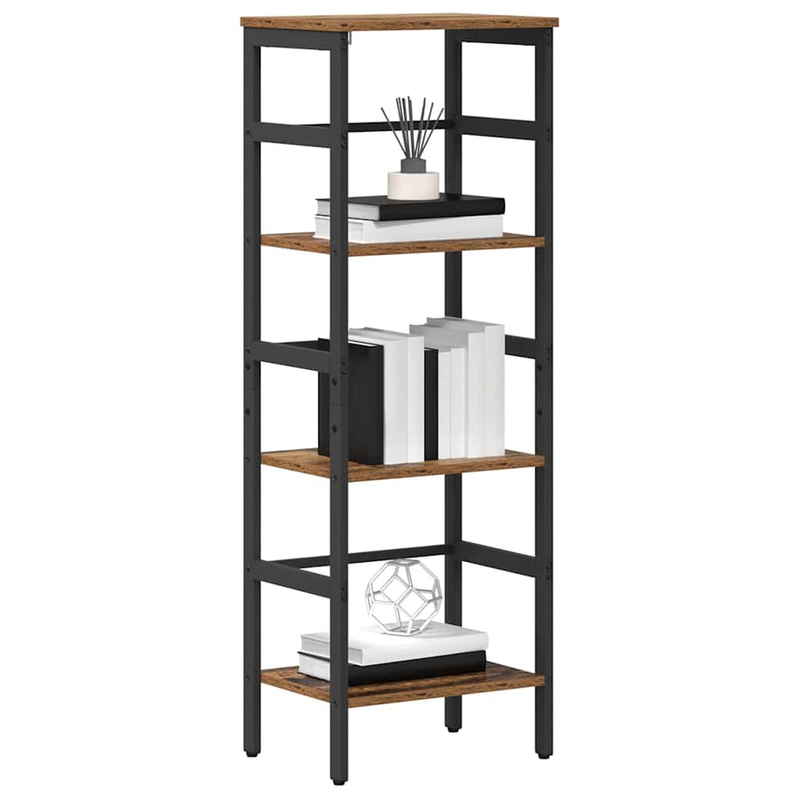 Boekenkast Oud Hout 40 x 29,5 x 115 cm Bewerkt hout