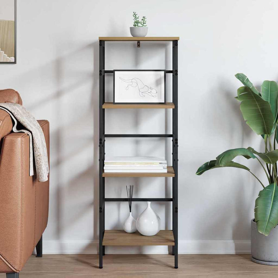 Boekenkast Artisan Eiken 40 x 29,5 x 115 cm Bewerkt hout
