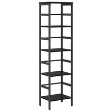 Boekenkast Zwart Eiken 40 x 29,5 x 149 cm Bewerkt hout