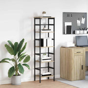Boekenkast 40x29.5x149 cm bewerkt hout Sonoma eiken