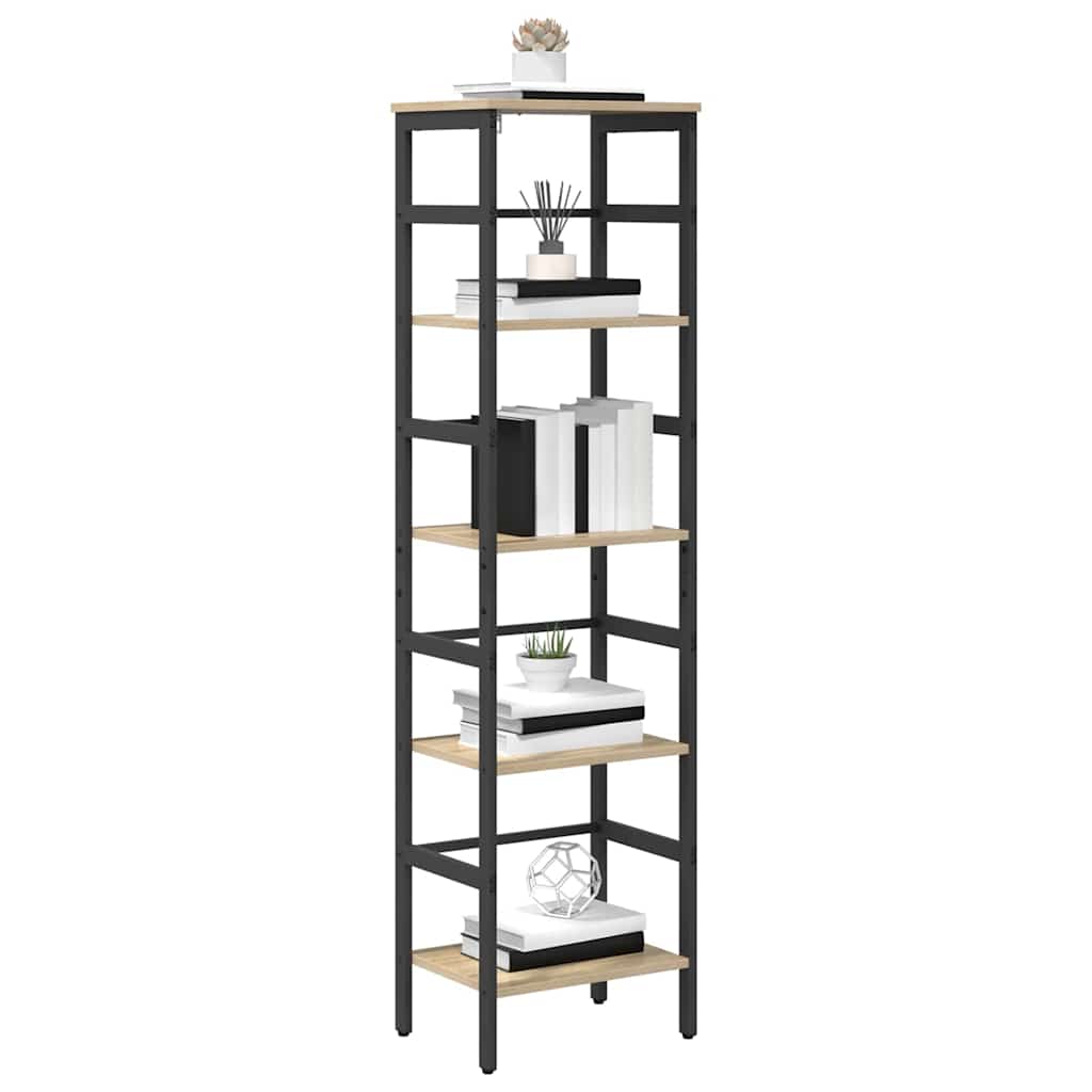 Boekenkast Sonoma Eiken 40 x 29,5 x 149 cm Bewerkt hout