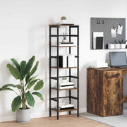 Boekenkast gerookt eiken 40x29,5x149 cm
