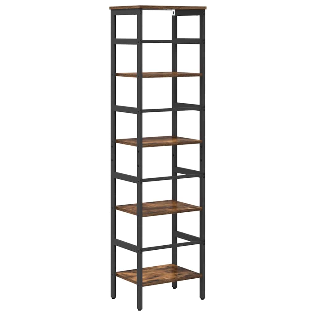 Boekenkast Gerookt eiken 40 x 29,5 x 149 cm Bewerkt hout