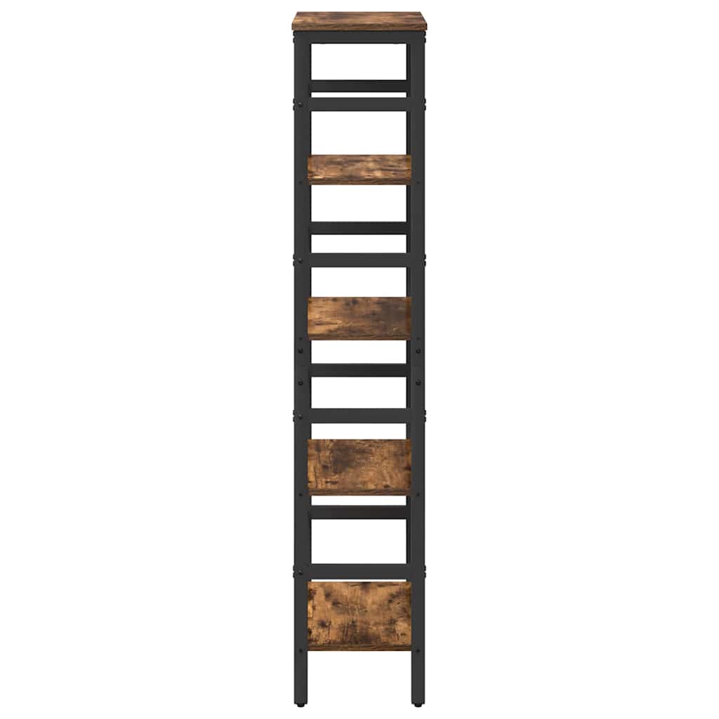 Boekenkast Gerookt eiken 40 x 29,5 x 149 cm Bewerkt hout