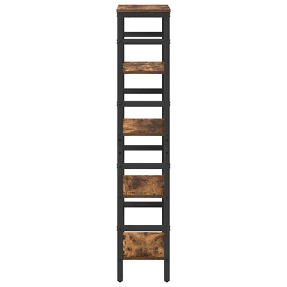 Boekenkast Gerookt eiken 40 x 29,5 x 149 cm Bewerkt hout