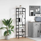 Boekenkast 40x29,5x149 cm grijs sonoma bewerkt hout
