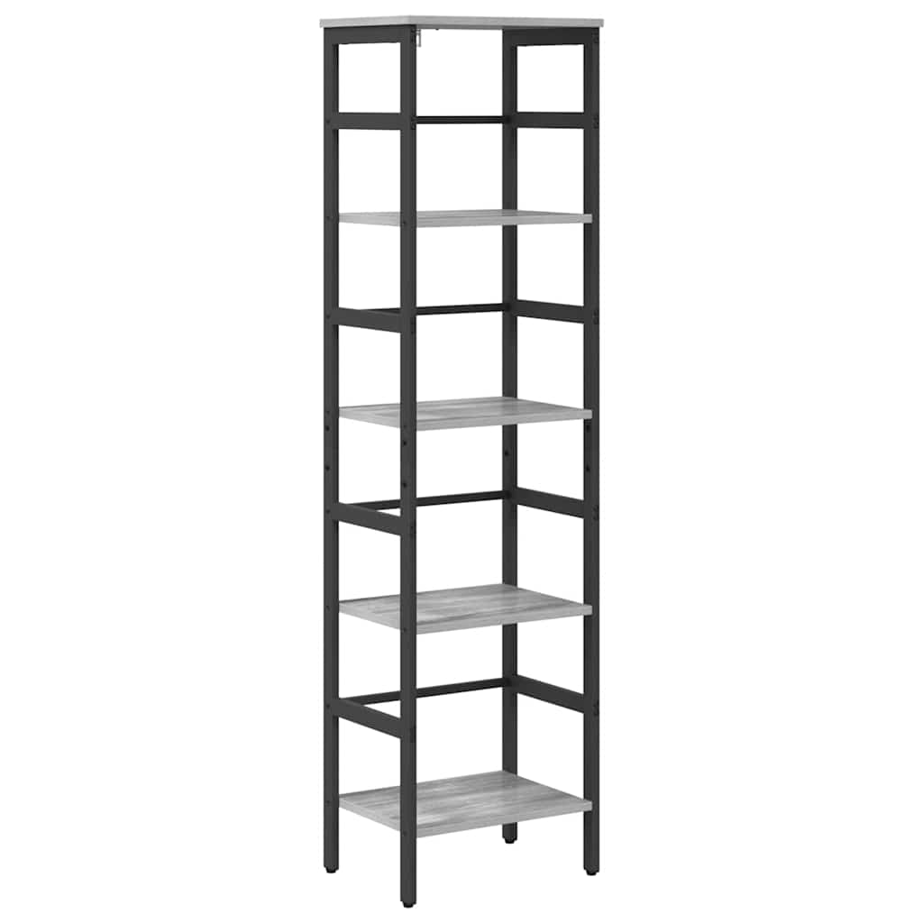 Boekenkast Grijs Sonoma 40 x 29,5 x 149 cm Bewerkt hout