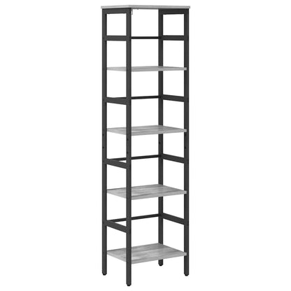Boekenkast Grijs Sonoma 40 x 29,5 x 149 cm Bewerkt hout
