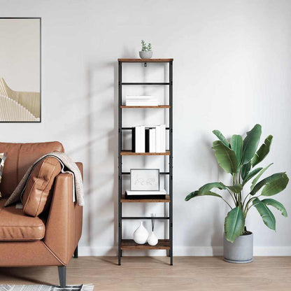 Boekenkast Oud Hout 40 x 29,5 x 149 cm Bewerkt hout