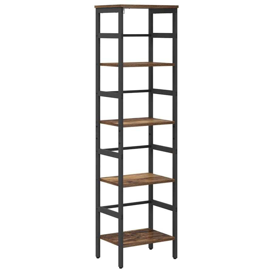Boekenkast Oud Hout 40 x 29,5 x 149 cm Bewerkt hout