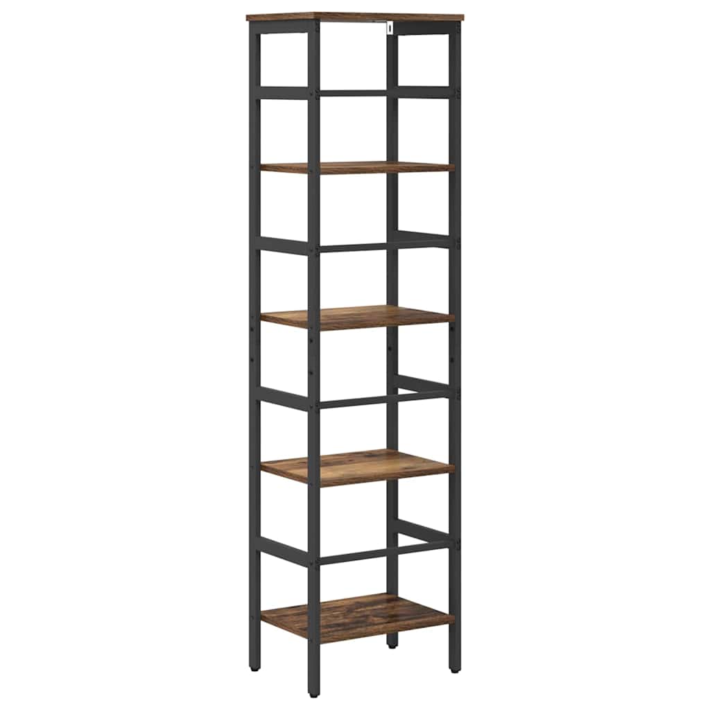 Boekenkast Oud Hout 40 x 29,5 x 149 cm Bewerkt hout