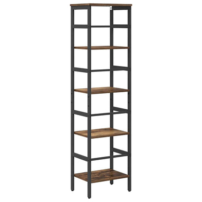 Boekenkast Oud Hout 40 x 29,5 x 149 cm Bewerkt hout
