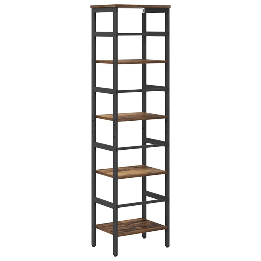 Boekenkast Oud Hout 40 x 29,5 x 149 cm Bewerkt hout