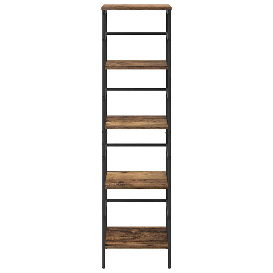Boekenkast Oud Hout 40 x 29,5 x 149 cm Bewerkt hout