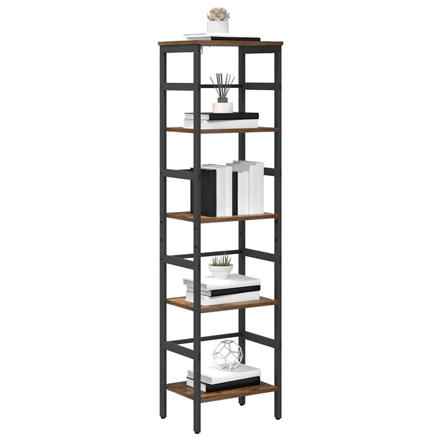 Boekenkast Oud Hout 40 x 29,5 x 149 cm Bewerkt hout
