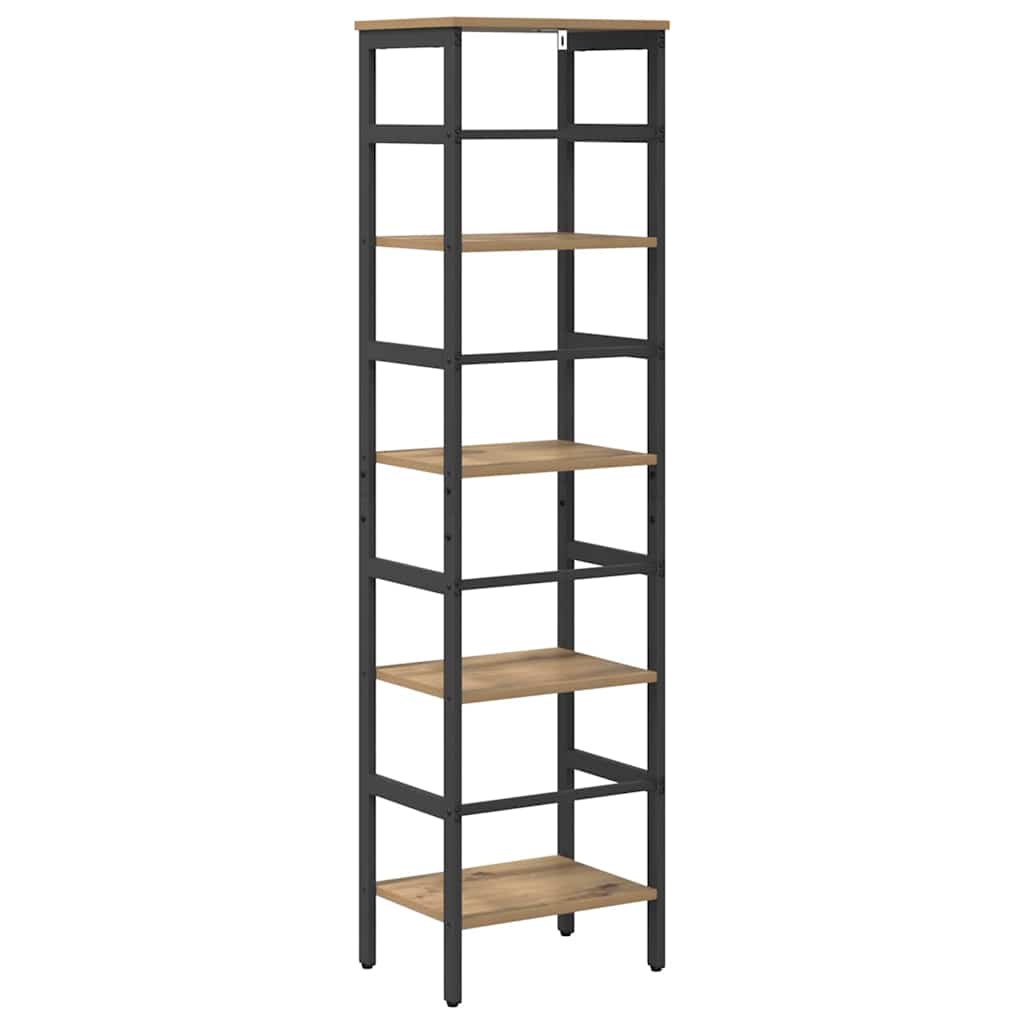 Boekenkast Artisan Eiken 40 x 29,5 x 149 cm Bewerkt hout
