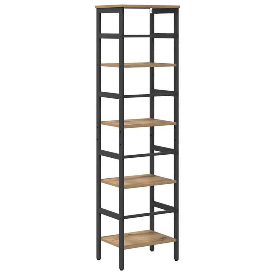 Boekenkast Artisan Eiken 40 x 29,5 x 149 cm Bewerkt hout