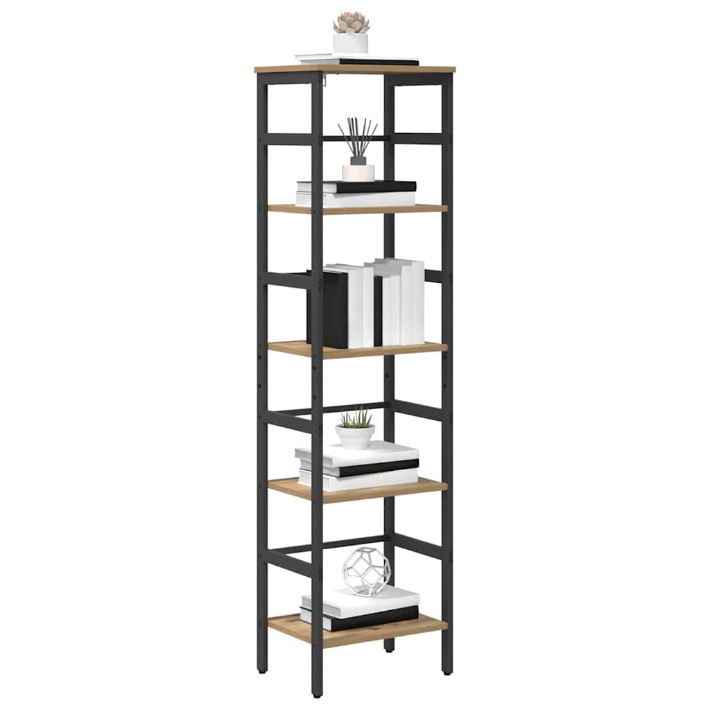 Boekenkast Artisan Eiken 40 x 29,5 x 149 cm Bewerkt hout