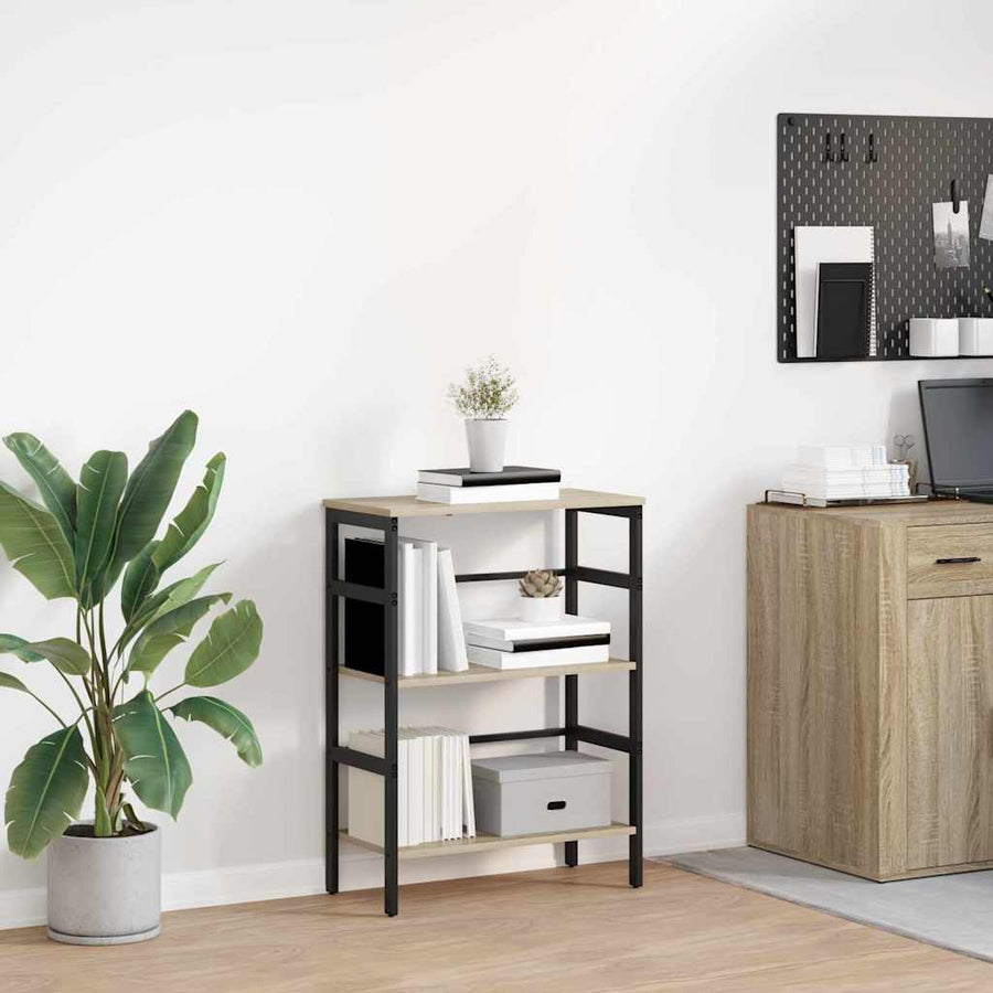 Boekenkast Sonoma Eiken 60 x 29,5 x 81 cm Bewerkt hout