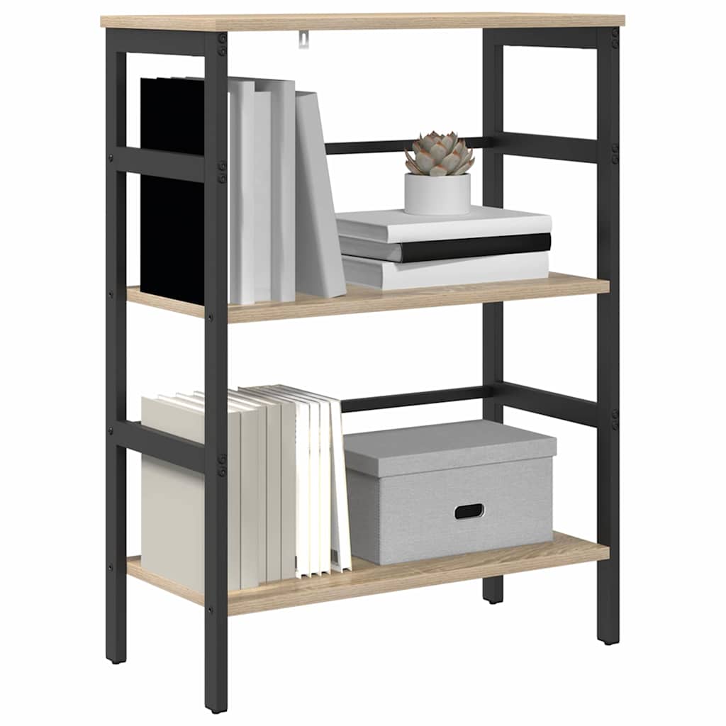 Boekenkast Sonoma Eiken 60 x 29,5 x 81 cm Bewerkt hout