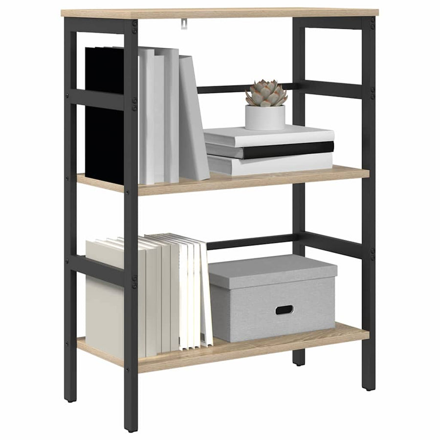 Boekenkast Sonoma Eiken 60 x 29,5 x 81 cm Bewerkt hout