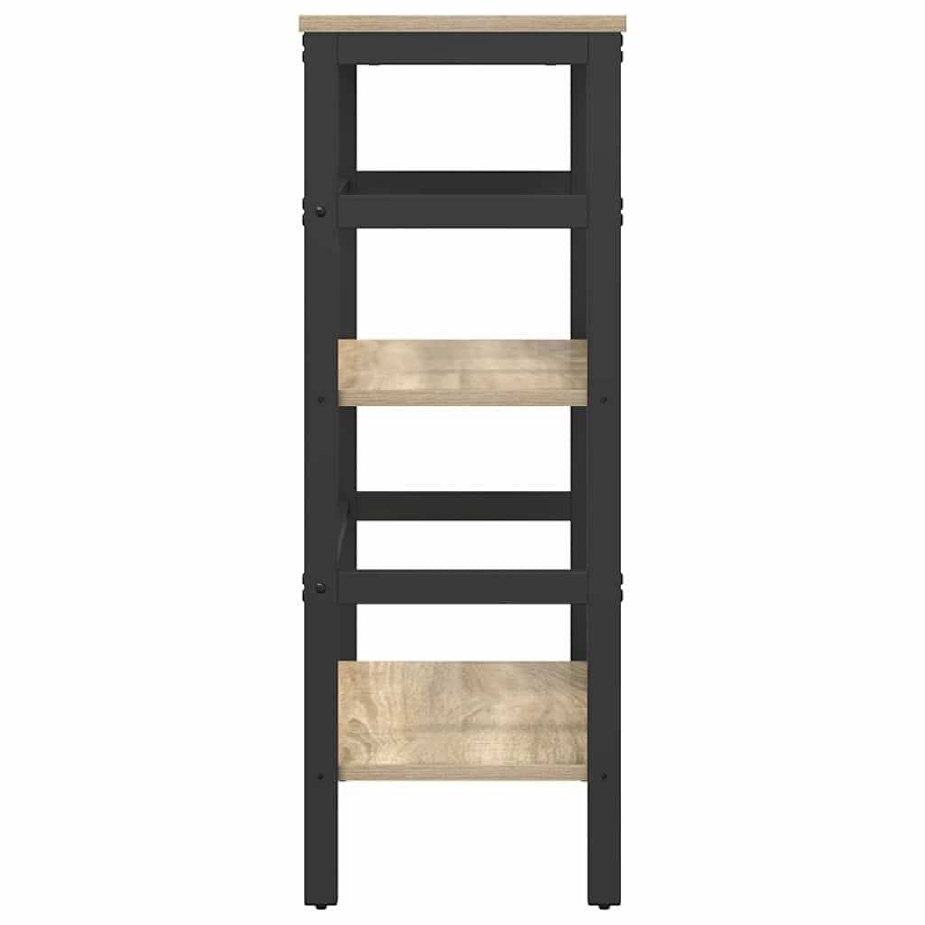 Boekenkast Sonoma Eiken 60 x 29,5 x 81 cm Bewerkt hout