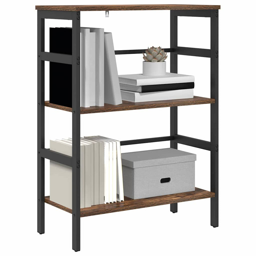 Boekenkast Gerookt eiken 60 x 29,5 x 81 cm Bewerkt hout