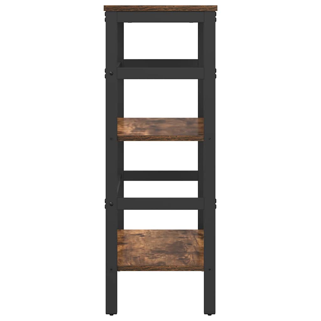 Boekenkast Gerookt eiken 60 x 29,5 x 81 cm Bewerkt hout