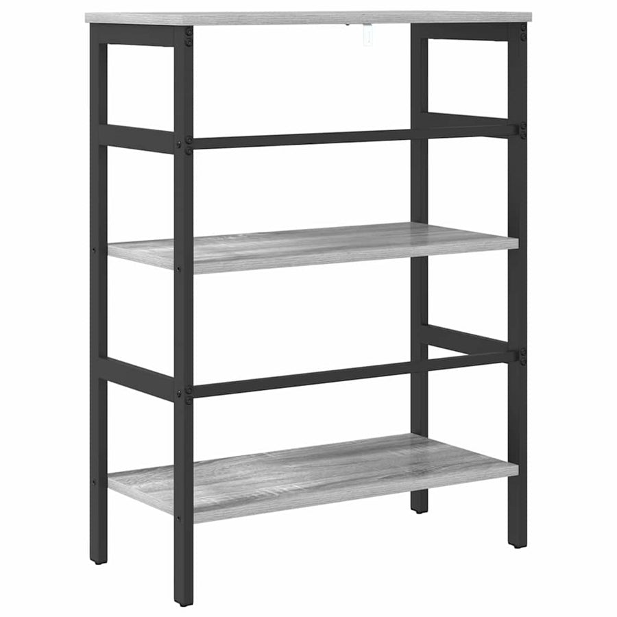 Boekenkast Grijs Sonoma 60 x 29,5 x 81 cm Bewerkt hout