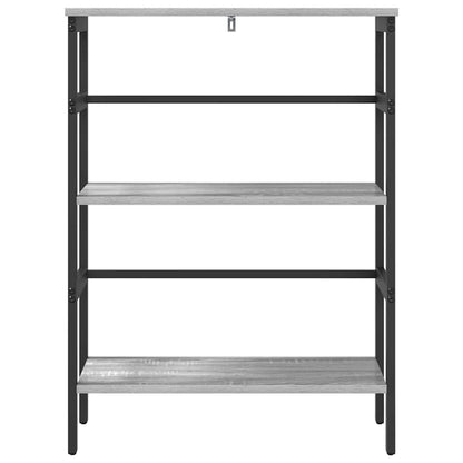 Boekenkast Grijs Sonoma 60 x 29,5 x 81 cm Bewerkt hout