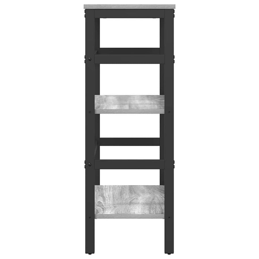 Boekenkast Grijs Sonoma 60 x 29,5 x 81 cm Bewerkt hout