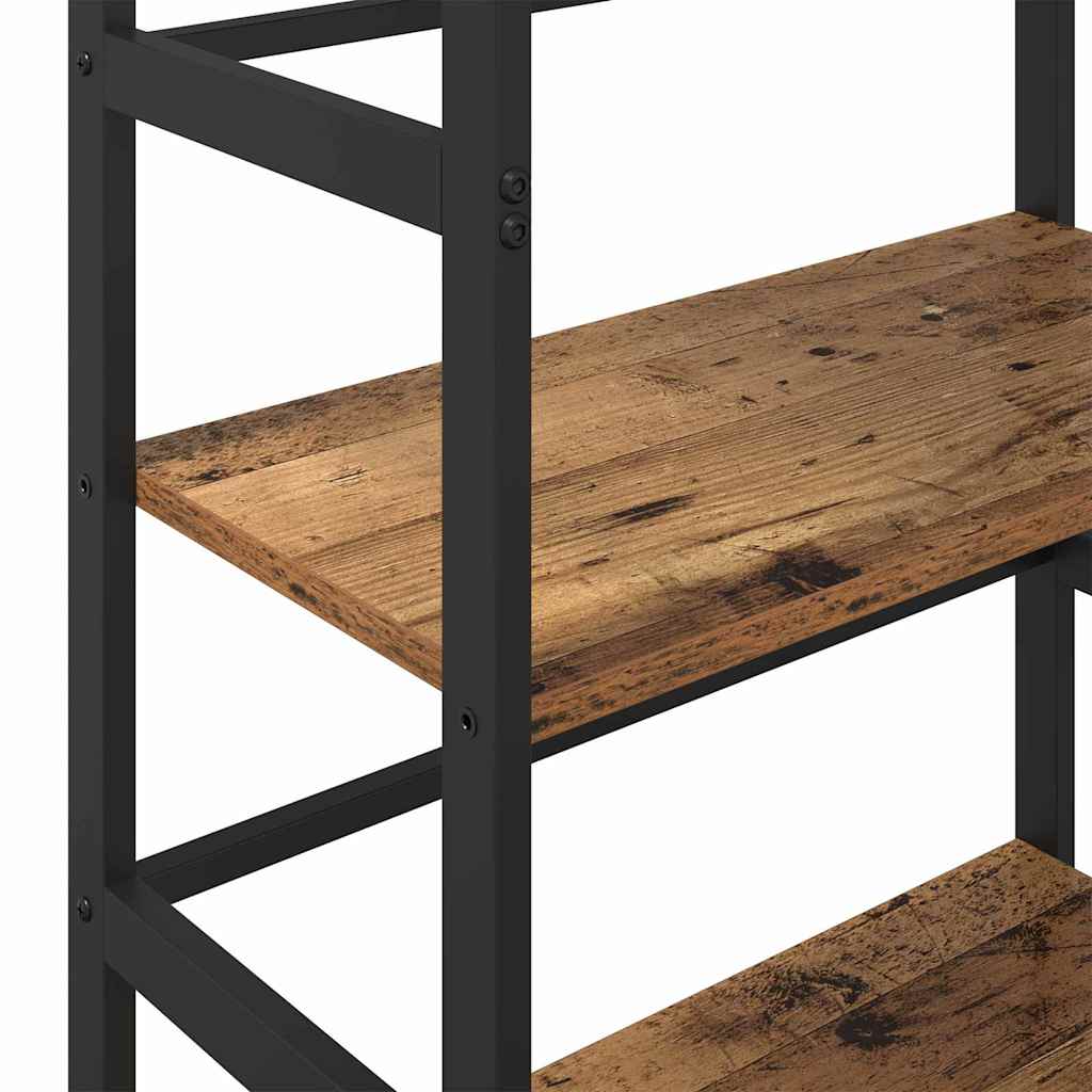 Boekenkast Oud Hout 60 x 29,5 x 81 cm Bewerkt hout