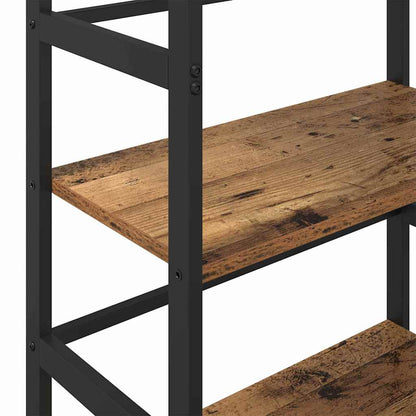 Boekenkast Oud Hout 60 x 29,5 x 81 cm Bewerkt hout