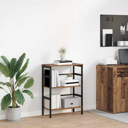 Boekenkast Oud Hout 60 x 29,5 x 81 cm Bewerkt hout