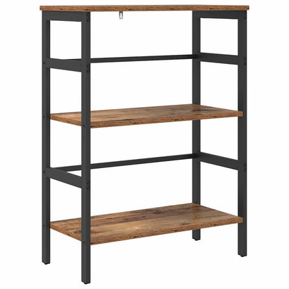 Boekenkast Oud Hout 60 x 29,5 x 81 cm Bewerkt hout
