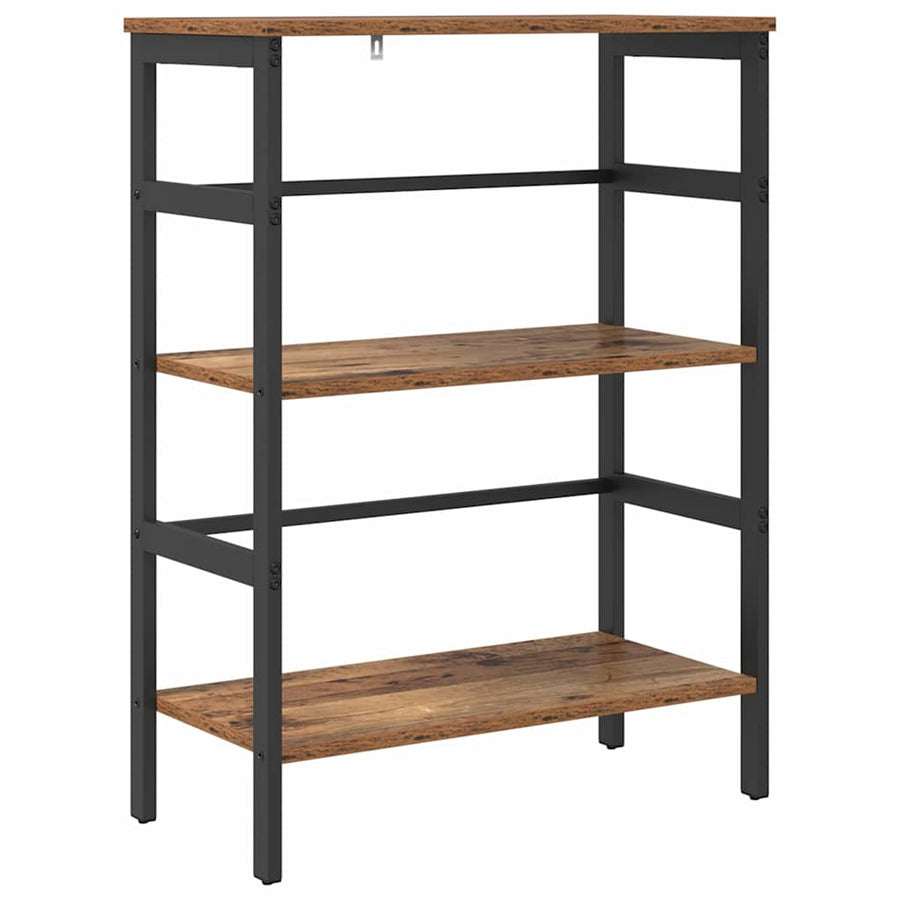Boekenkast Oud Hout 60 x 29,5 x 81 cm Bewerkt hout