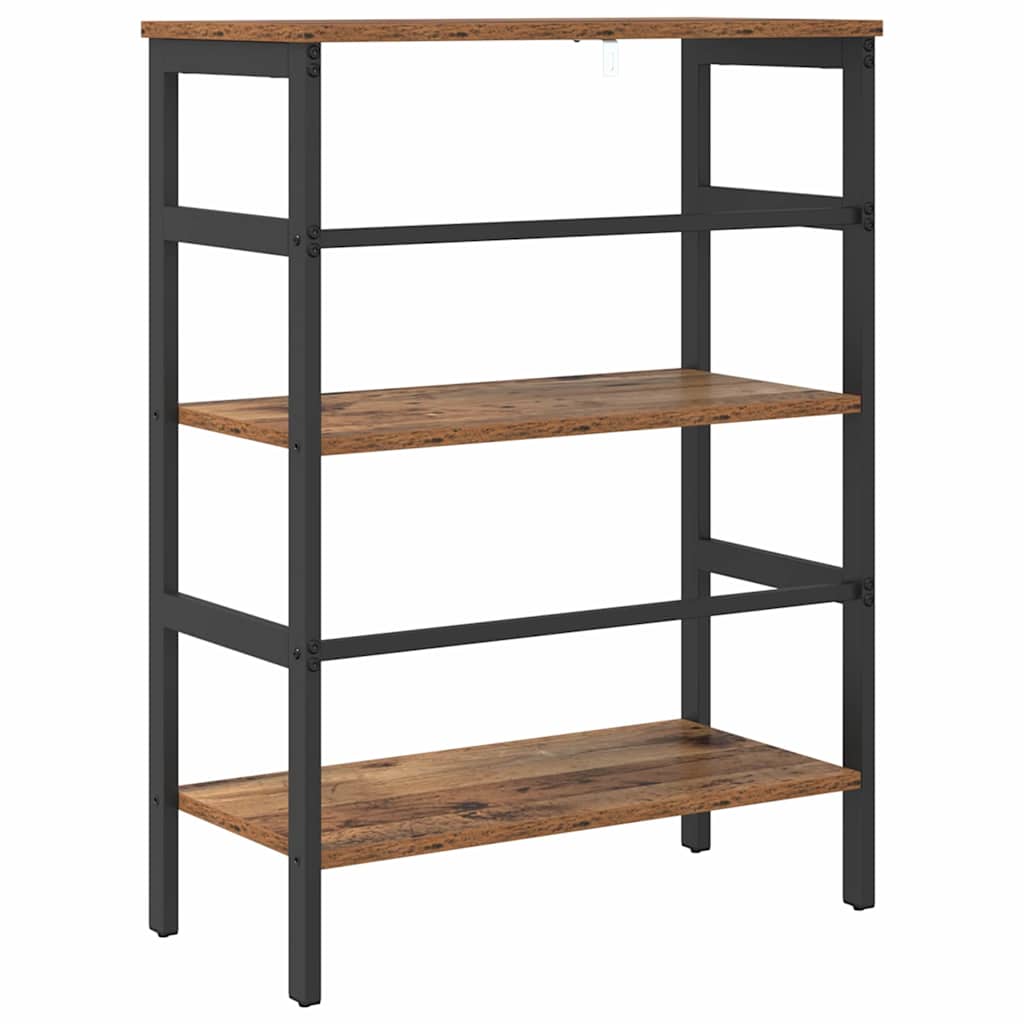 Boekenkast Oud Hout 60 x 29,5 x 81 cm Bewerkt hout