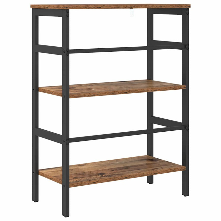 Boekenkast Oud Hout 60 x 29,5 x 81 cm Bewerkt hout