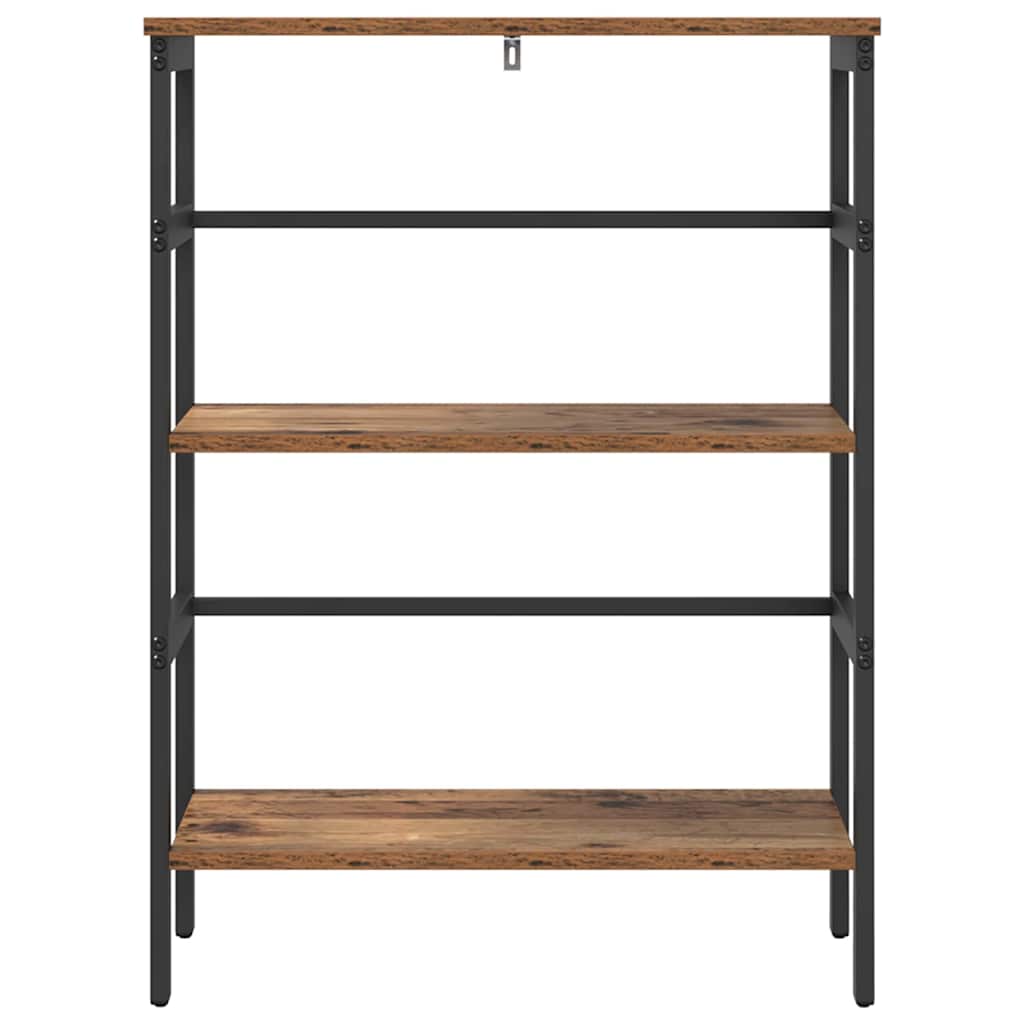 Boekenkast Oud Hout 60 x 29,5 x 81 cm Bewerkt hout