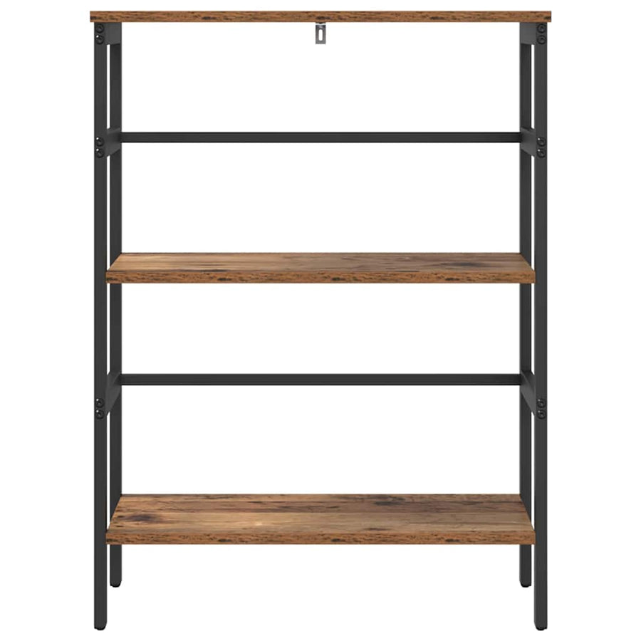 Boekenkast Oud Hout 60 x 29,5 x 81 cm Bewerkt hout