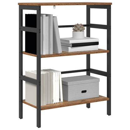 Boekenkast Oud Hout 60 x 29,5 x 81 cm Bewerkt hout