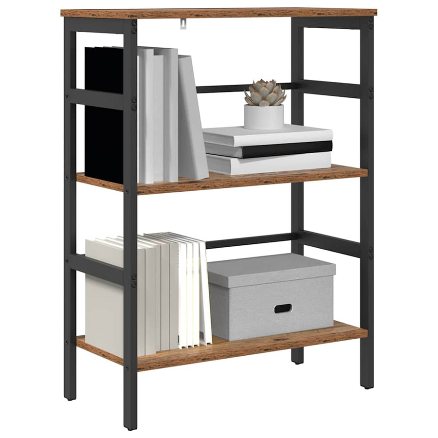 Boekenkast Oud Hout 60 x 29,5 x 81 cm Bewerkt hout