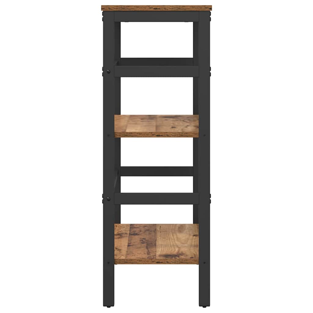 Boekenkast Oud Hout 60 x 29,5 x 81 cm Bewerkt hout