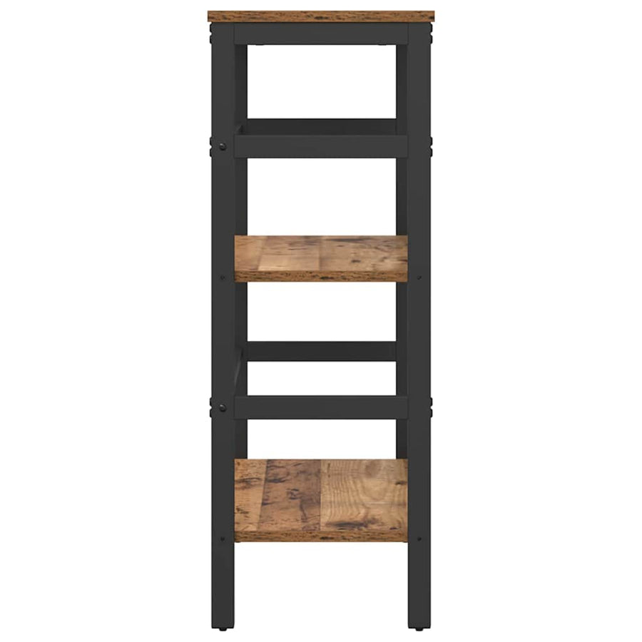 Boekenkast Oud Hout 60 x 29,5 x 81 cm Bewerkt hout