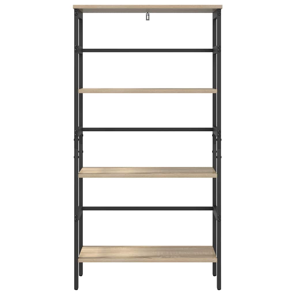 Boekenkast Sonoma Eiken 60 x 29,5 x 115 cm Bewerkt hout