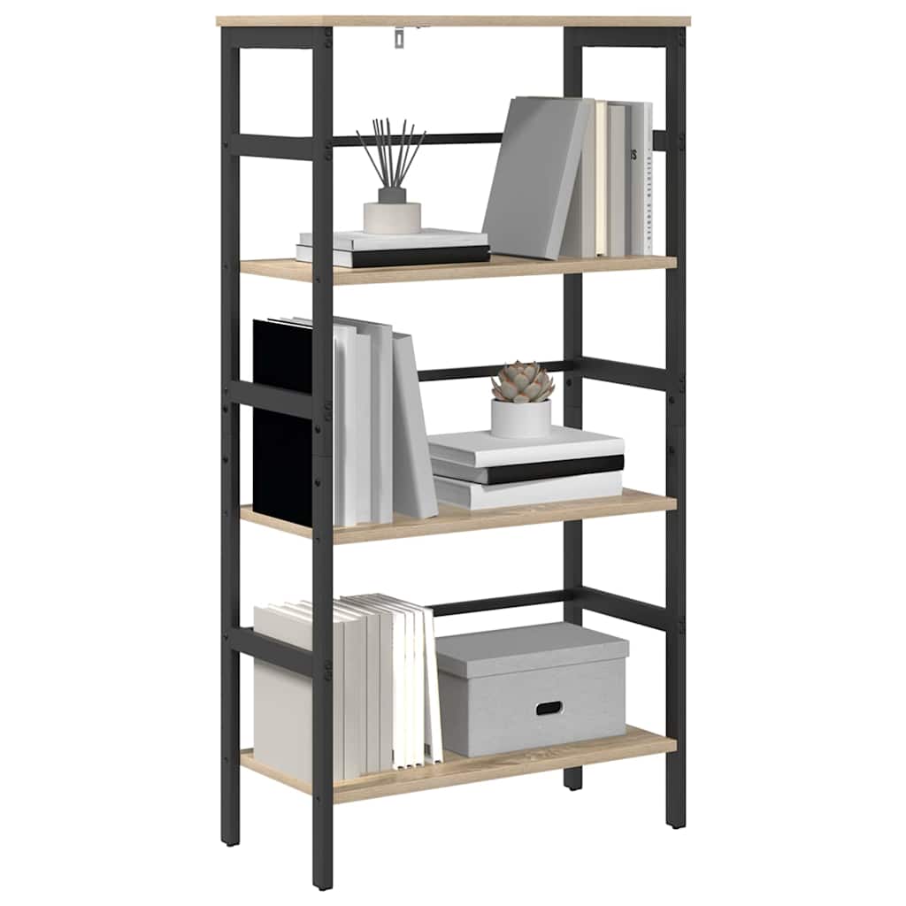 Boekenkast Sonoma Eiken 60 x 29,5 x 115 cm Bewerkt hout