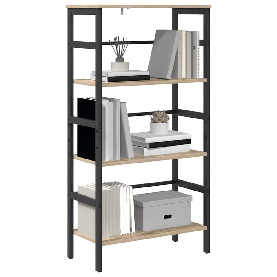 Boekenkast Sonoma Eiken 60 x 29,5 x 115 cm Bewerkt hout