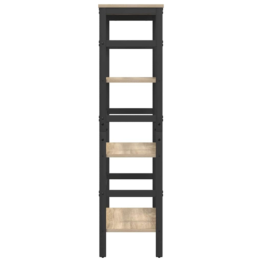 Boekenkast Sonoma Eiken 60 x 29,5 x 115 cm Bewerkt hout