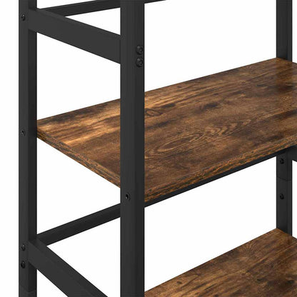 Boekenkast Gerookt eiken 60 x 29,5 x 115 cm Bewerkt hout