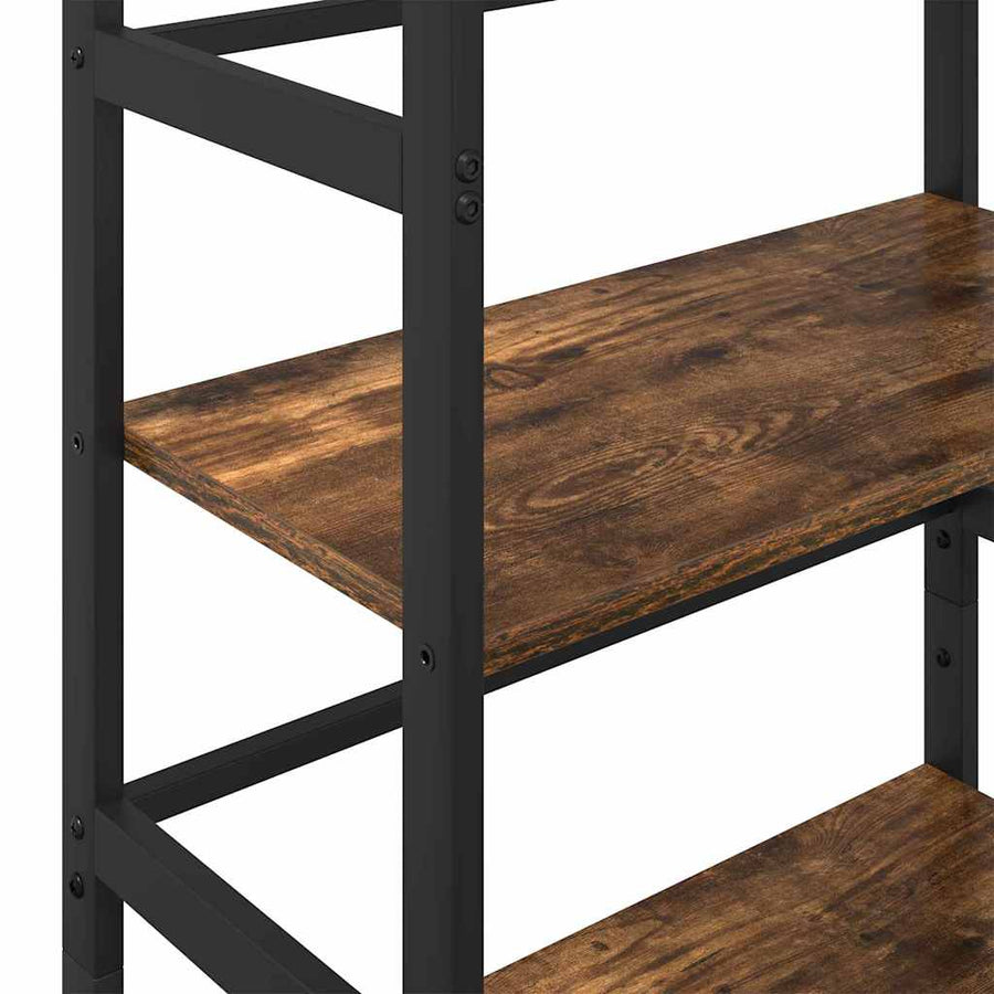 Boekenkast Gerookt eiken 60 x 29,5 x 115 cm Bewerkt hout
